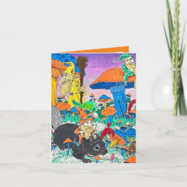 Zaubertrollkarte Dankeskarte