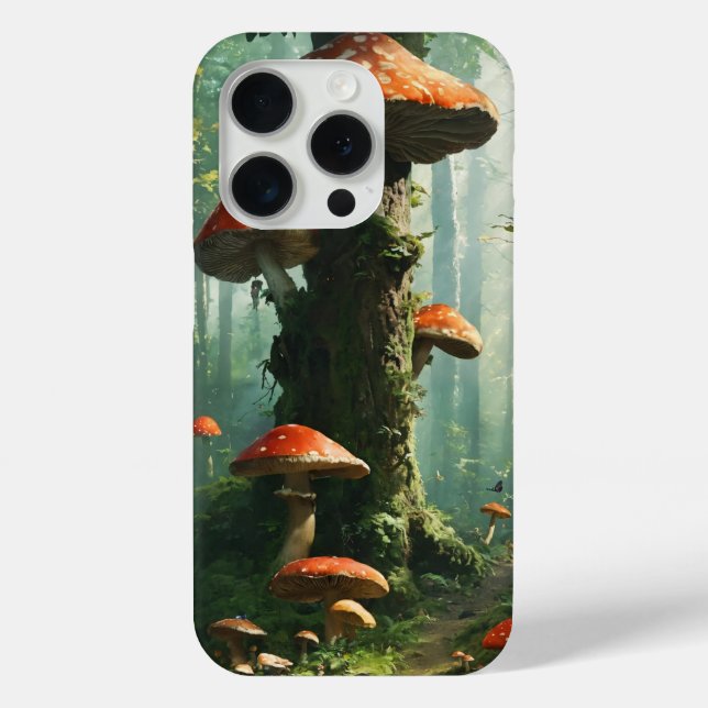 Zauberwald, Fliegenlandschaft, Märchenwald, Zauber Case-Mate iPhone Hülle (Rückseite)