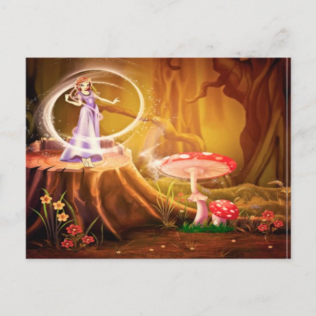 Zauberwald Postkarte (Vorderseite)