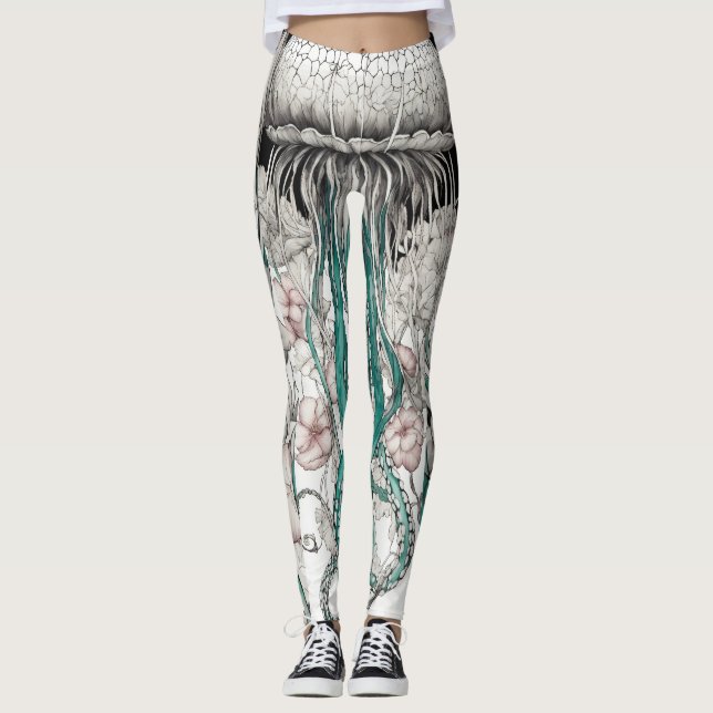 Zauberwort Blut: Medusa Capillata Leggings (Vorderseite)