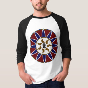 Zaun Bären am Gebets-Mandala-Logo (ohne Text) T-Shirt