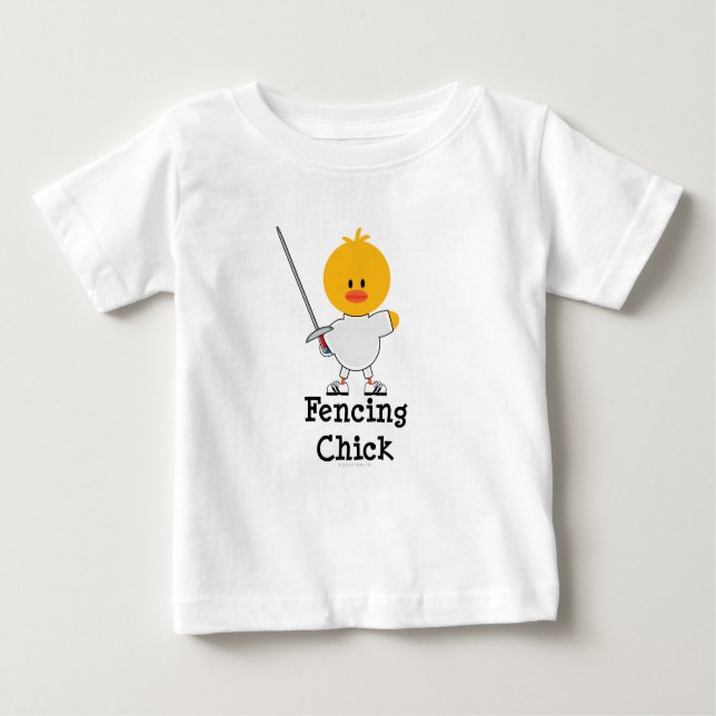 Zaun des Küken-Säuglings-T-Shirts Baby T-shirt (Vorderseite)