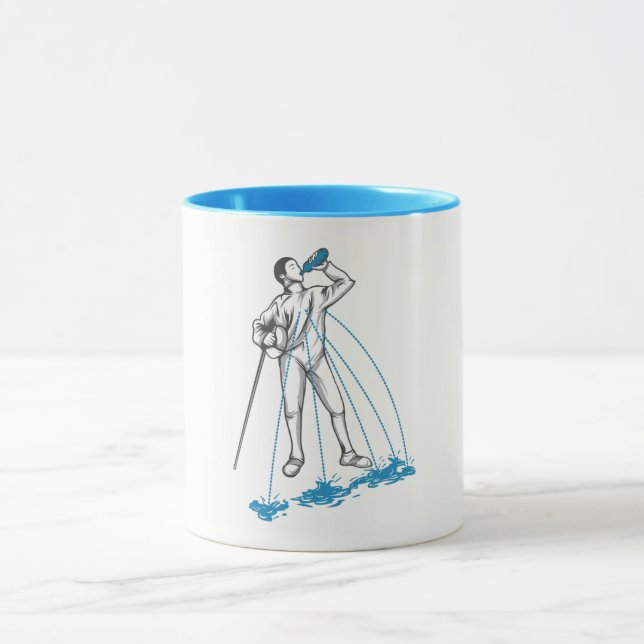 ZAUN DES POSTENworkout-SPASSES Tasse (Zentrum)