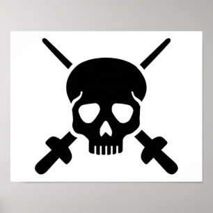 Zaun des Schädels Poster