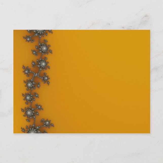 Zaun - Fraktal Postkarte (Vorderseite)