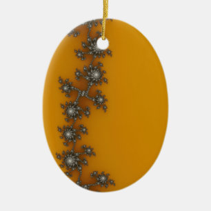 Zaun Weihnachts-Fraktal Keramikornament