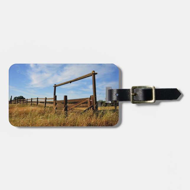 Zäune auf dem Gebiet Gepäckanhänger (Vorderseite horizontal)