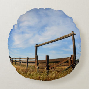 Zäune auf dem Gebiet Rundes Kissen