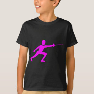 Zaunfigur: Magenta T-Shirt