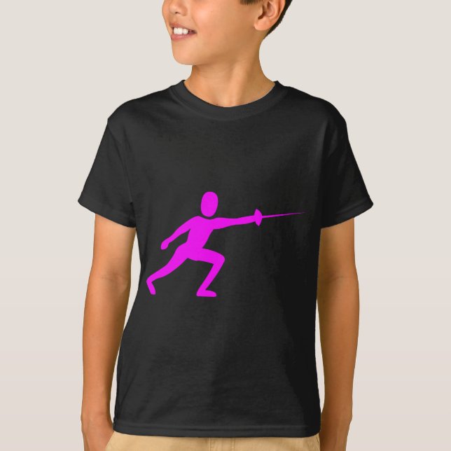 Zaunfigur: Magenta T-Shirt (Vorderseite)