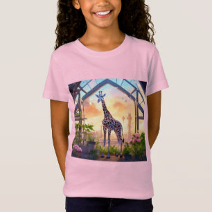 Zaunfreunde - Cartoon Giraffen T - Shirt