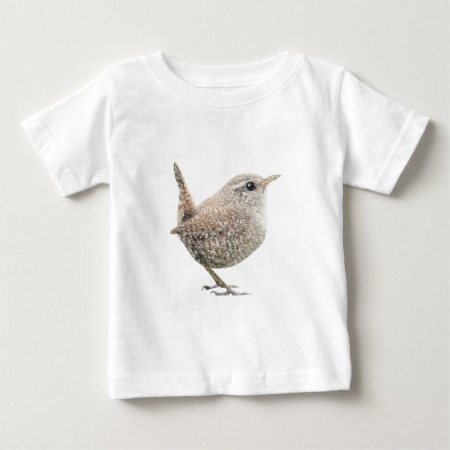 Zaunkönig Baby T-shirt (Vorderseite)