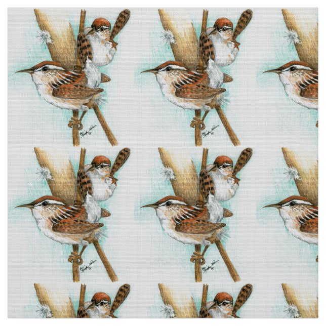 Zaunköniggewebe Stoff (Muster)