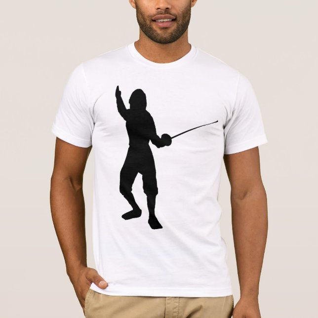 Zaunspiel, Swordplay, Skate, Sport, Turnhalle, T-Shirt (Vorderseite)