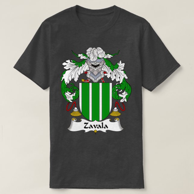 Zavala-Familienwappen T-Shirt (Design vorne)