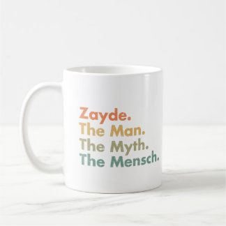 Zayde der Mensch der Mythos der Mensch Kaffeetasse