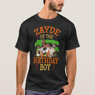 Zayde vom Geburtstagsthema Junge Tierfarm Bday F T-Shirt