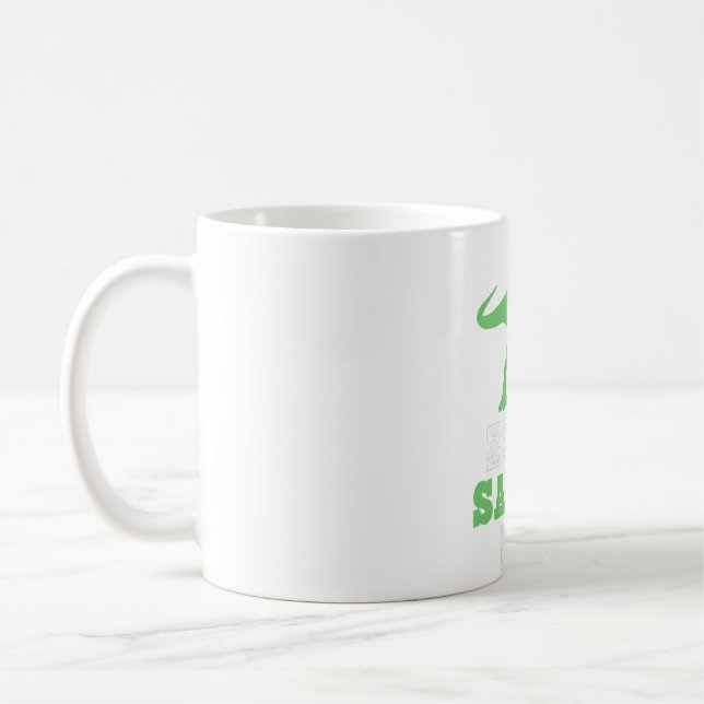 ZaydeSaurus Re Funny Dinosaur ZaydeSaurus Geschenk Kaffeetasse (Links)