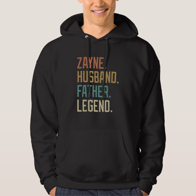 Zayne Husband Vater Legend Vatertag Retro Hoodie (Vorderseite)