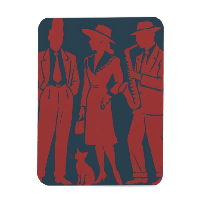 Zazous Gift Tag Magnet (Vertikal)