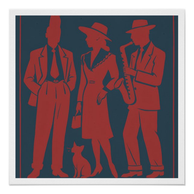 Zazous Gift Tag Poster (Vorderseite)