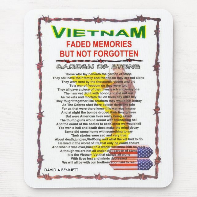 zazv- VIETNAM /POEM Mousepad (Vorne)
