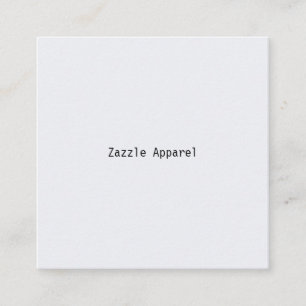 Zazzle Apparel EFF1 Quadratische Visitenkarte