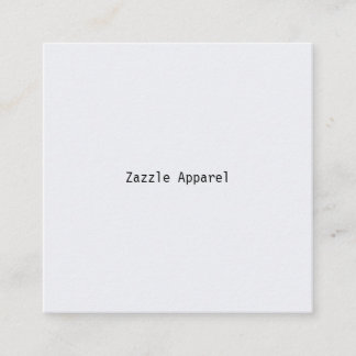 Zazzle Apparel EFF1 Quadratische Visitenkarte