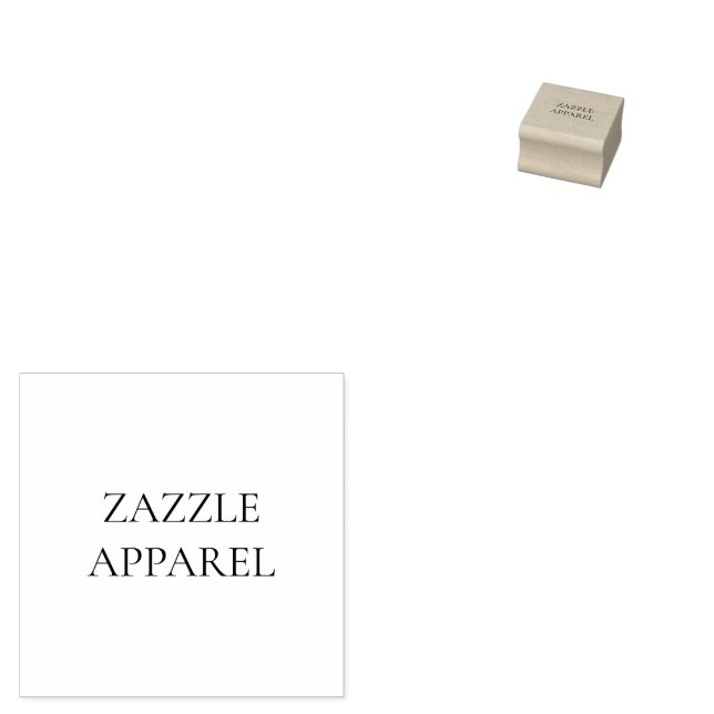 Zazzle Apparel Sortenentwurf Briefmarke Gummistempel (Stempel)