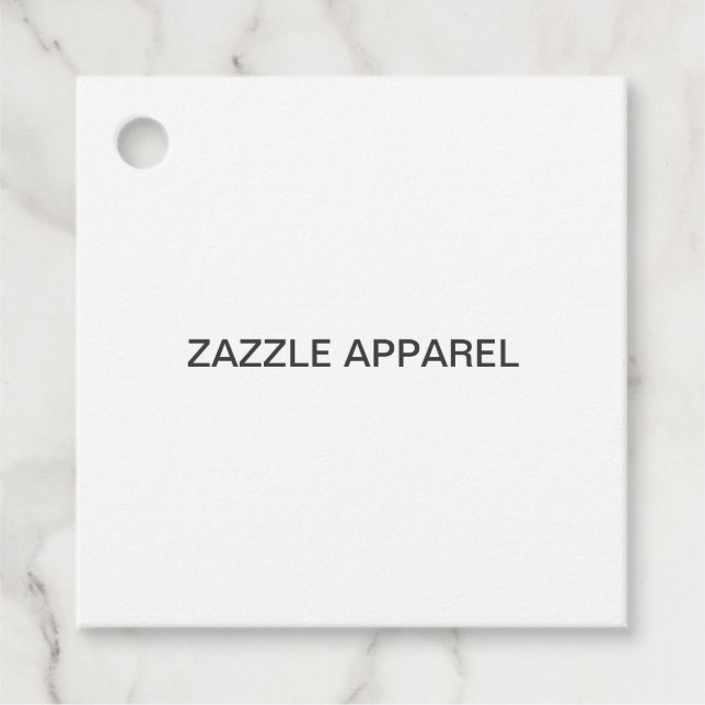 Zazzle Apparel Varieté Geschenkanhänger (Vorderseite)