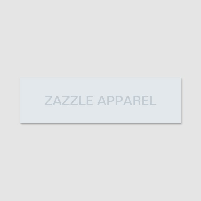 Zazzle Apparel Varieté Namensschild (Vorderseite)