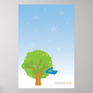 Zazzle Baum-Plakat Poster
