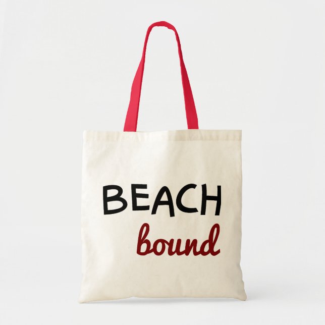 Zazzle Beach Bound Tote Tasche (Vorne)