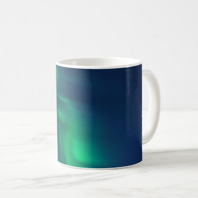 Zazzle-blaue Tasse (VorderseiteRechts)
