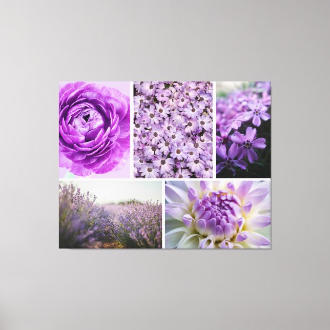 Zazzle Blume Leinwand Farbe (Vorderseite)