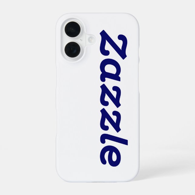 Zazzle Brand iPhone 16 Hülle (Rückseite)