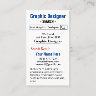 Zazzle Business Card Visitenkarte