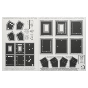 Zazzle Fabric 2 ist waschbar ohne nähte schwarze F Stoff
