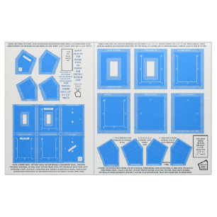 Zazzle Fabric 2 waschbar ohne nähende Ozeanfotorah Stoff