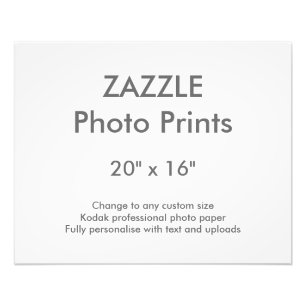 Zazzle Gewohnheit 20" x 16" Foto-Druck 50 x 40 cm Fotodruck
