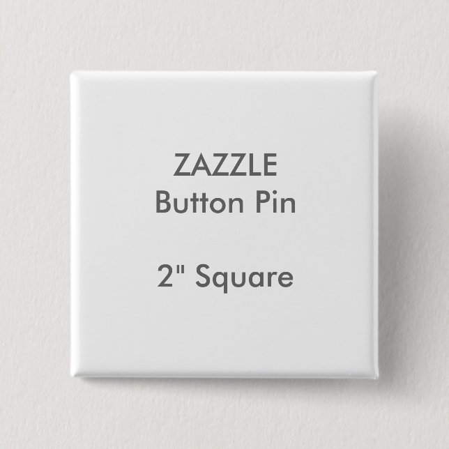 ZAZZLE Gewohnheit 2" quadratisches Knopf-Button Button (Vorderseite)