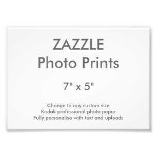 Zazzle Gewohnheit 7" x 5" Foto-Druck 18 x 13 cm Fotodruck