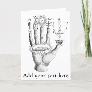 Zazzle-Grußkarte Alchemy-Zeichen Karte