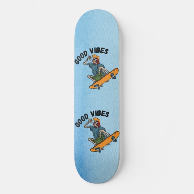 Zazzle gute Gespenster Skateboard (Vorderseite)