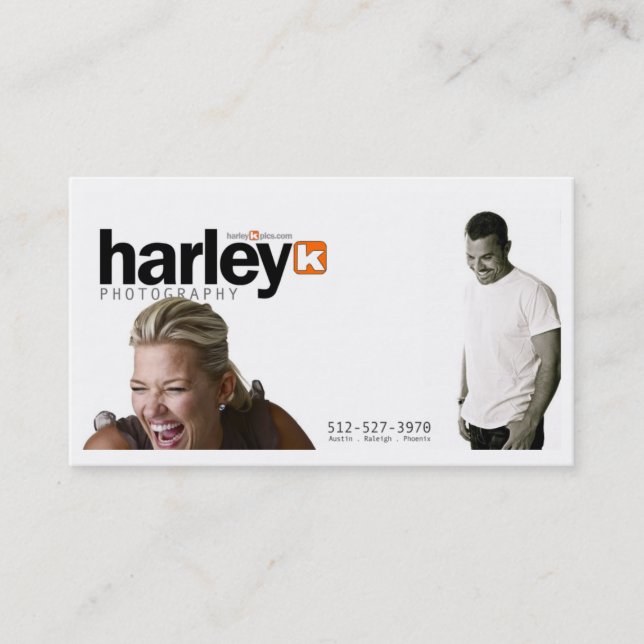 zazzle harley Entwurf Visitenkarte (Vorderseite)
