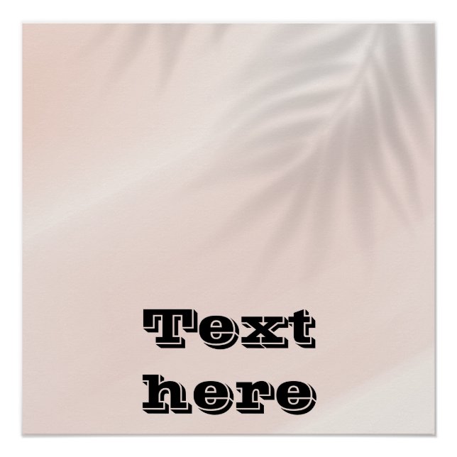 Zazzle-Hochglanzfarbe Poster (Vorderseite)