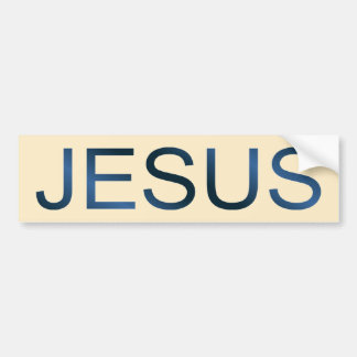 ZAZZLE_Jesus Autoaufkleber