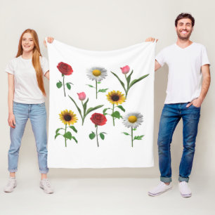 Zazzle Keramikfliese 4,25" x 4,25 , Klein Fleecedecke