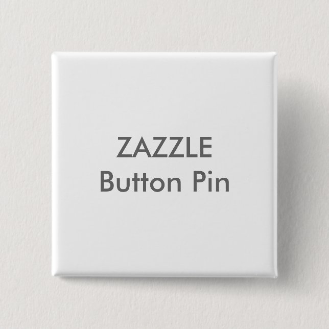 Zazzle kundenspezifische quadratische button (Vorderseite)