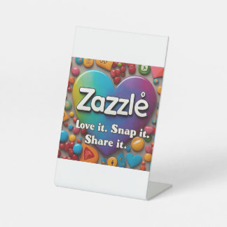 Zazzle Liebhaber Sockelschild